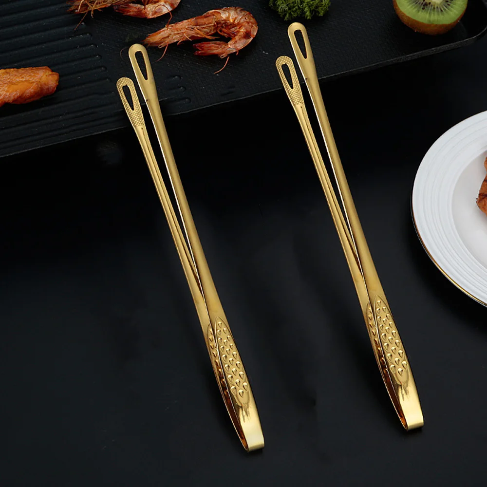 Hi Tech Kitchen Accessories - 1 adet paslanmaz çelik yemek maşası