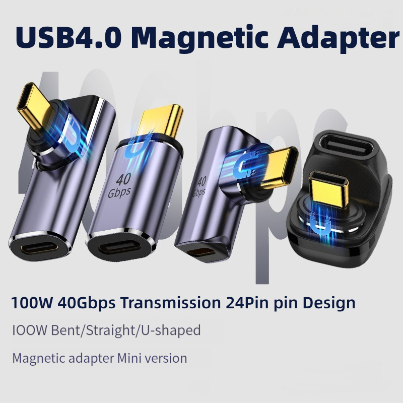 Type C Multiport Adapter - USB4.0 manyetik adaptör Thunderbolt3 40Gbps 8K