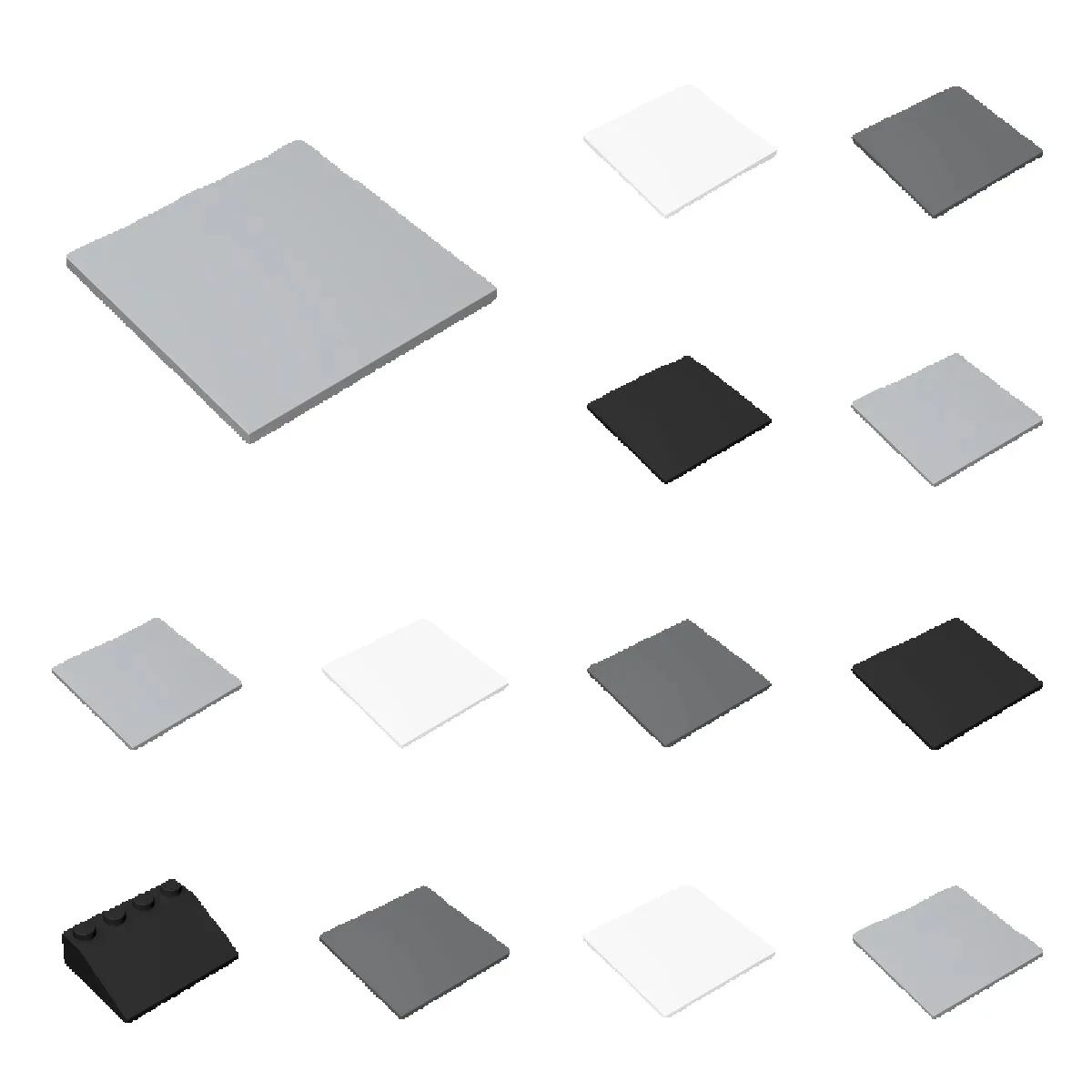 10 adet 10202 Düz Kiremit 6x6  - Tech Accessories Gifts incelemesi ve fiyatı