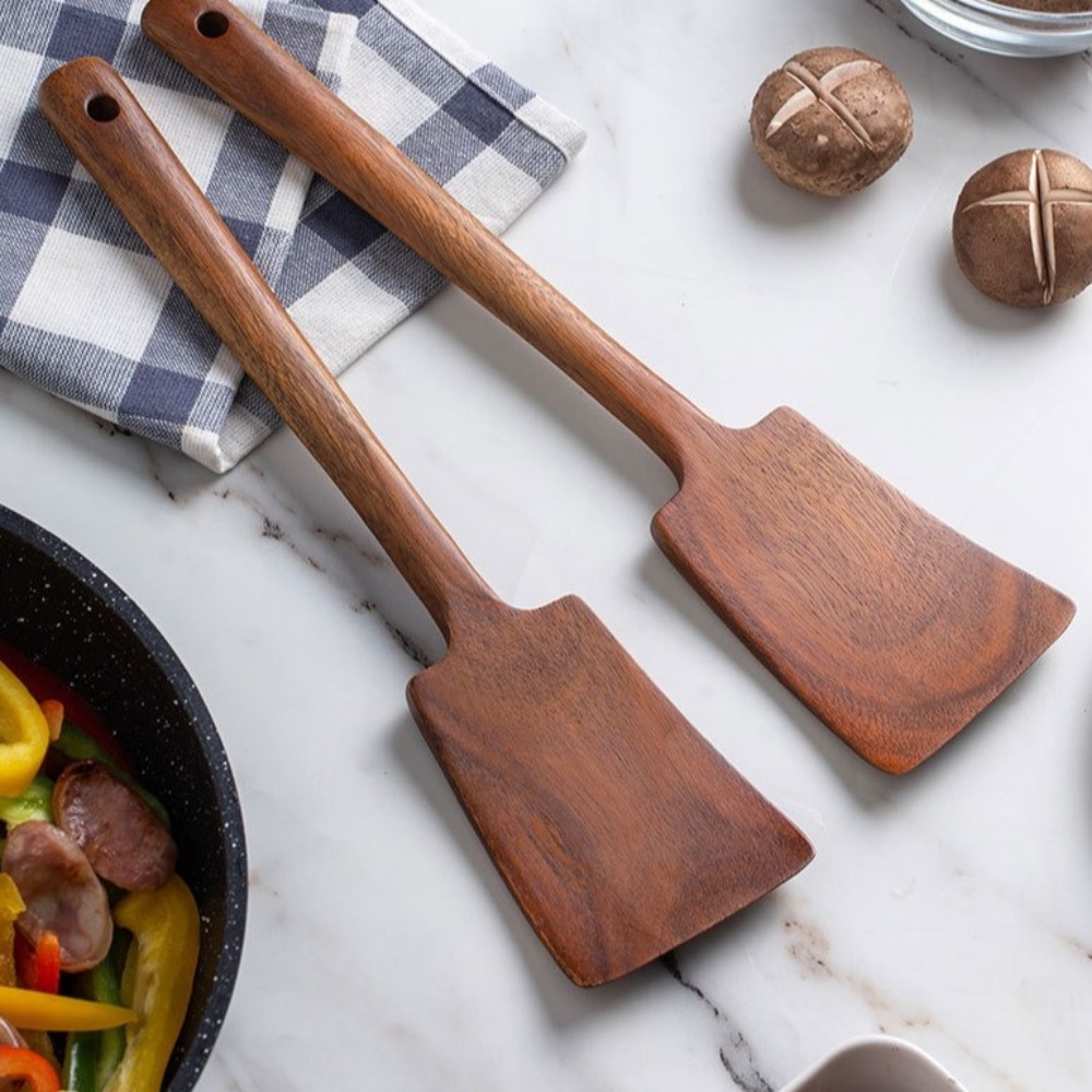 34 cm katı ahşap pişirme Spatu - Hi Tech Kitchen Accessories incelemesi ve fiyatı