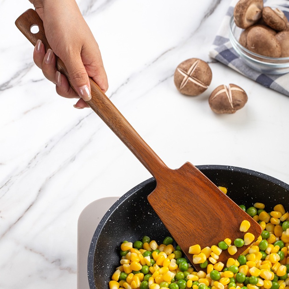 34 cm katı ahşap pişirme Spatu - Hi Tech Kitchen Accessories incelemesi ve fiyatı