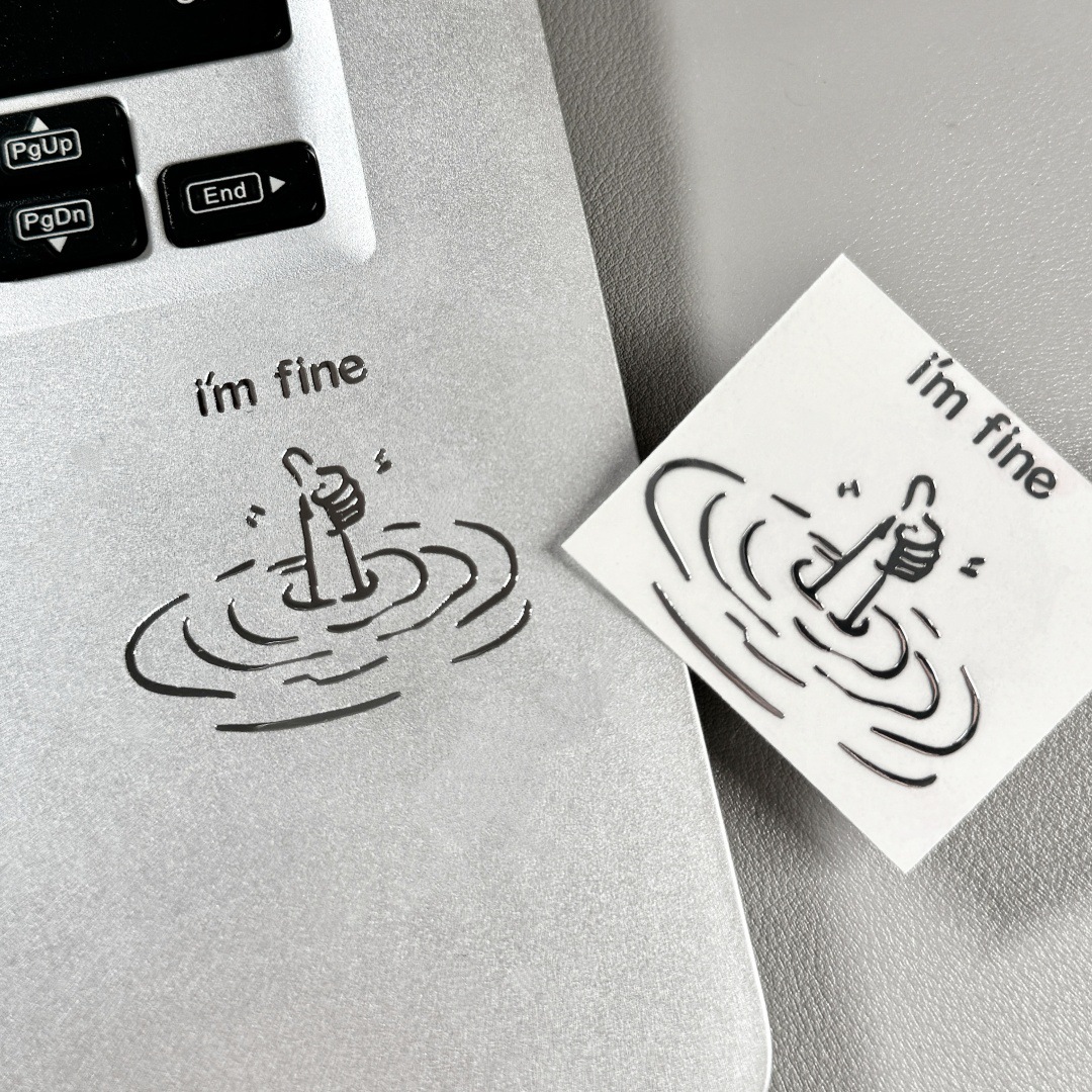 5/10 Adet I'M Fine, Komik, Ala - Tech Accessories For Laptop incelemesi ve fiyatı