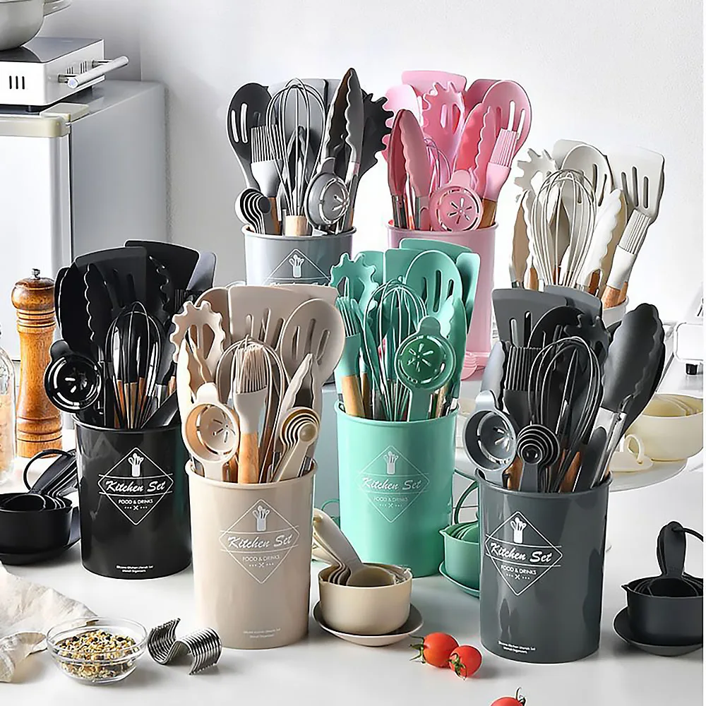 34 adet silikon eşyaları Set s - Hi Tech Kitchen Accessories incelemesi ve fiyatı